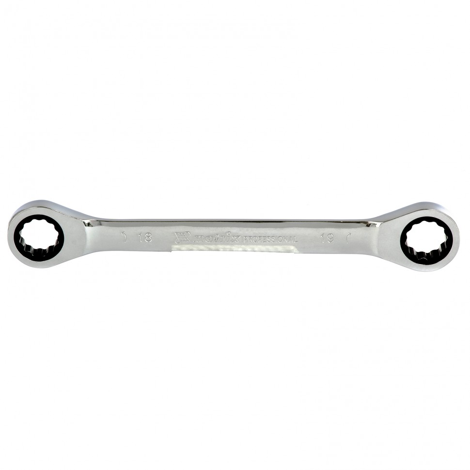 Ключ накидной трещоточный, 18 х 19 мм MATRIX  14507